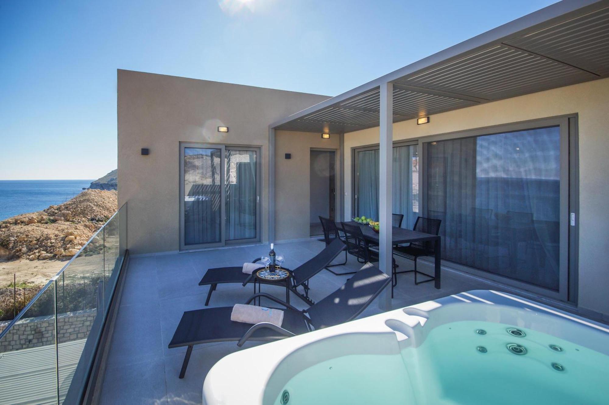 Aquamarine Luxury Suites Archangelos  Eksteriør bilde