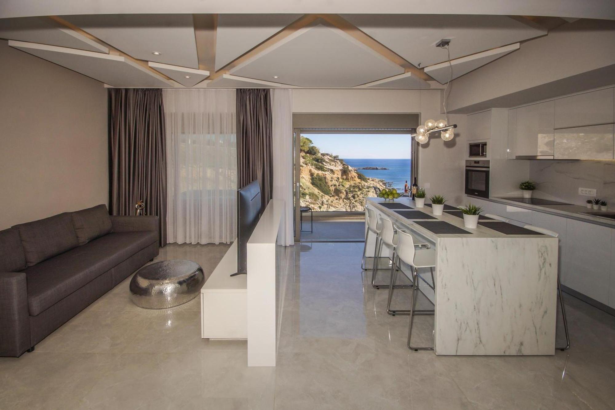 Aquamarine Luxury Suites Archangelos  Eksteriør bilde